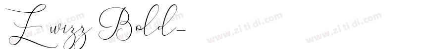 Zwizz Bold字体转换